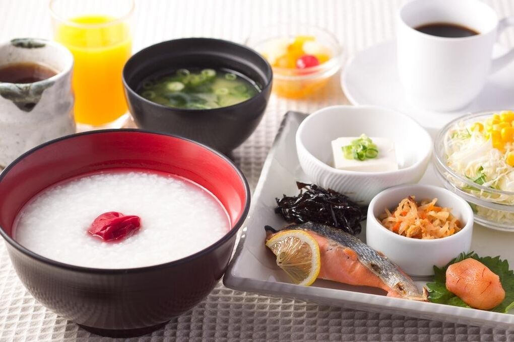 Dishes of Japanese diet for 14 days