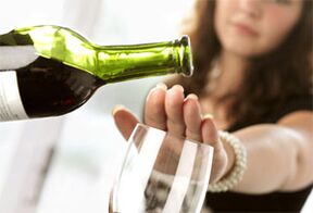 The refusal of alcohol